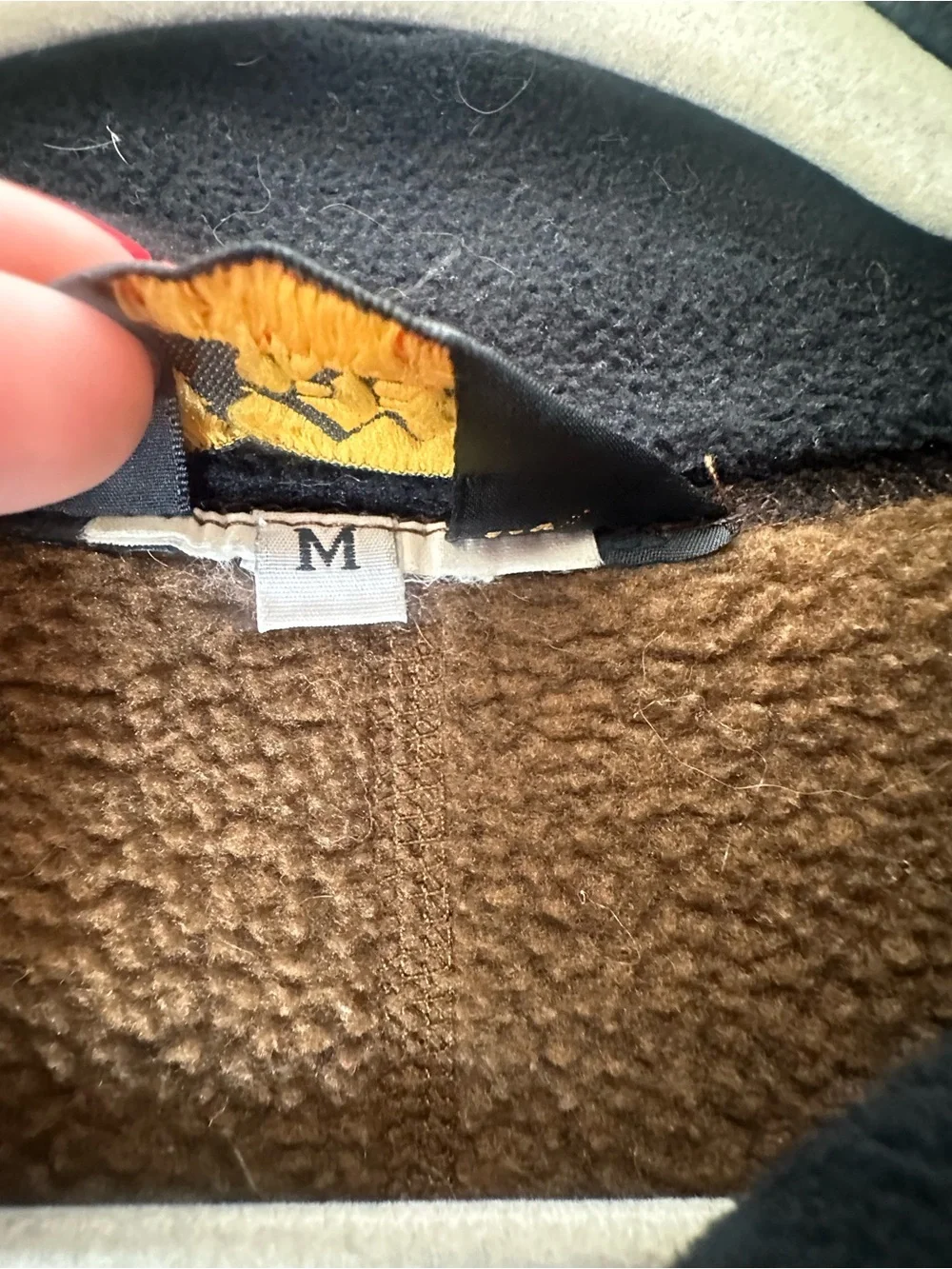REI Brown Sherpa Fleece Zip Jacket